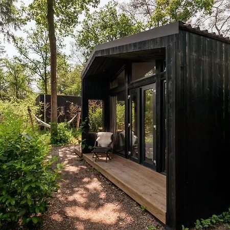 Luxe Hottub Japandi Tiny House In Het Bos