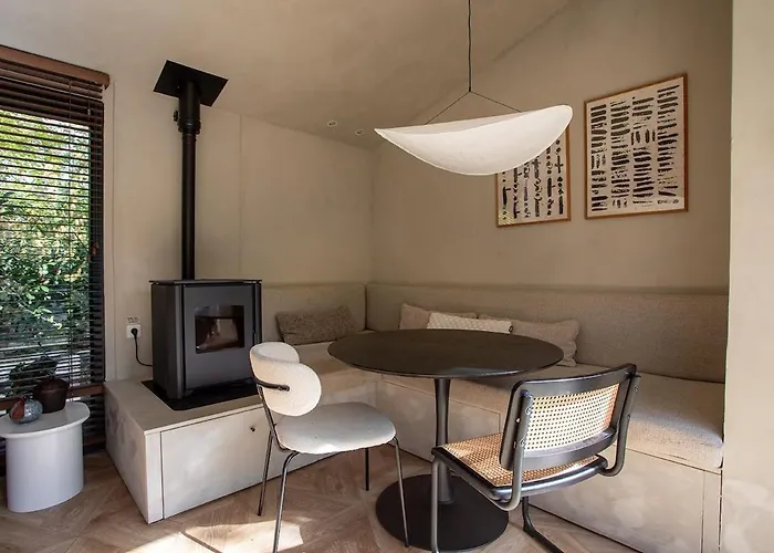 Luxe Hottub Japandi Tiny House In Het Bos Nunspeet