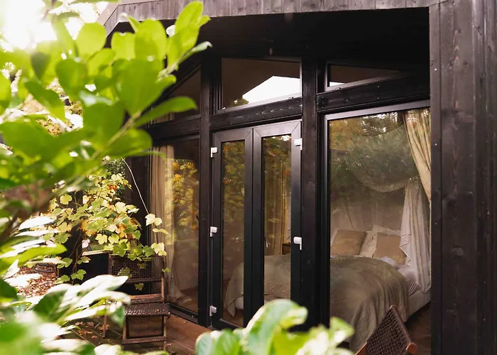 Holiday home Luxe Hottub Japandi Tiny House In Het Bos