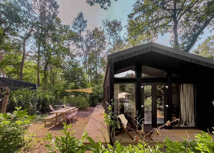 Luxe Hottub Japandi Tiny House In Het Bos *