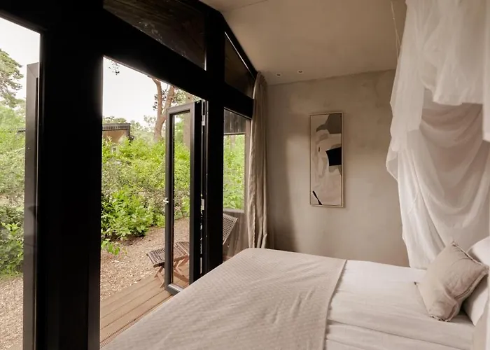 Luxe Hottub Japandi Tiny House In Het Bos 펜션